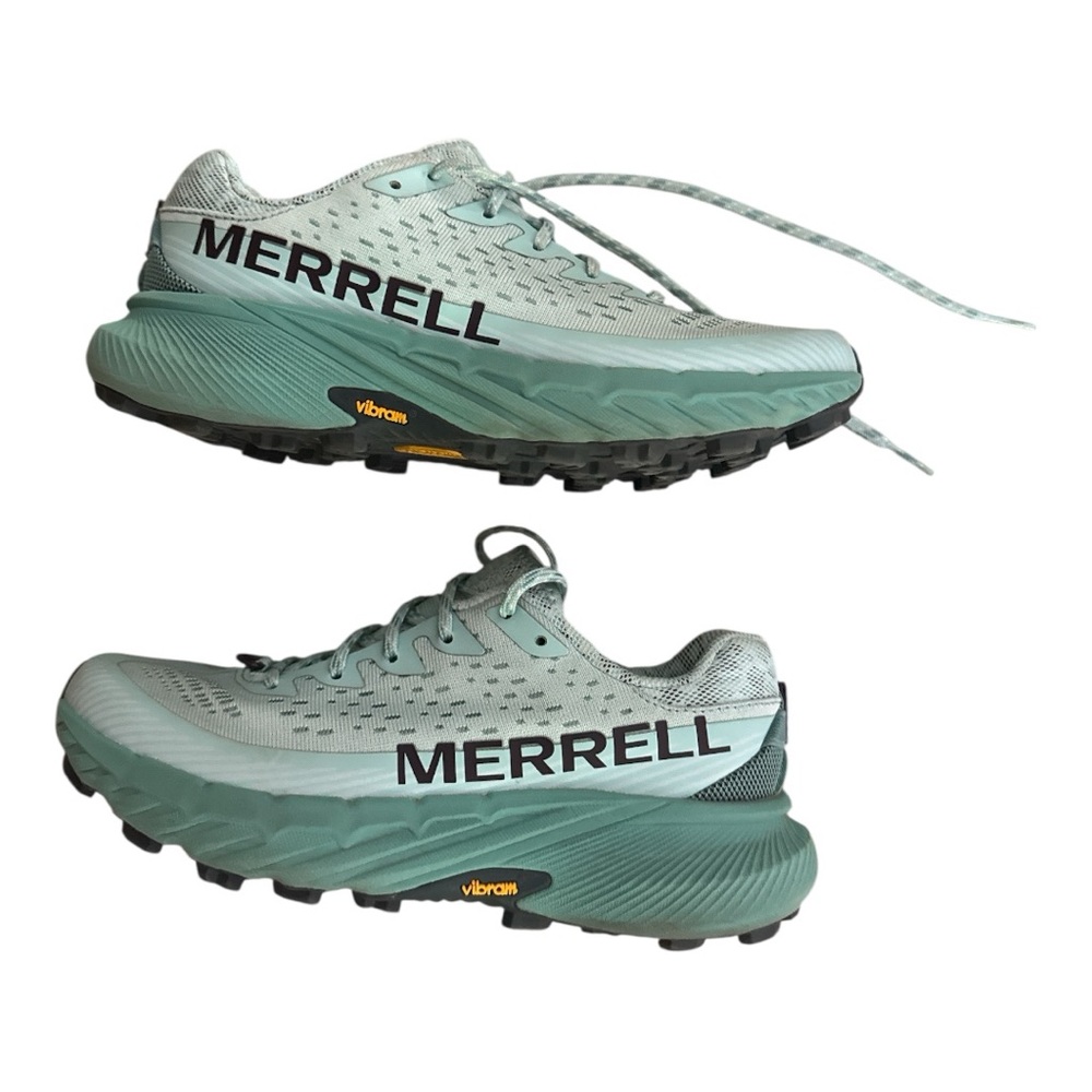 Merrell AGILITY PEAK 5 Women's Size 7 Running Shoes Hiking Camping Frost Blue - Picture 10 of 15